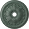 Ekena Millwork Tomango Egg & Dart Medallion (Canopies up to 6 3/4"), 27 7/8"OD x 3 7/8"ID x 2 1/2"P, Cloud Burst CM27TOCBF - alternate 1